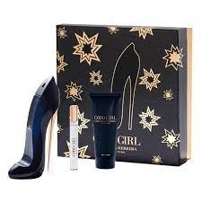 GOOD GIRL 80ML EDP  + EDP 10 ML+ BODL LOTION  100ML