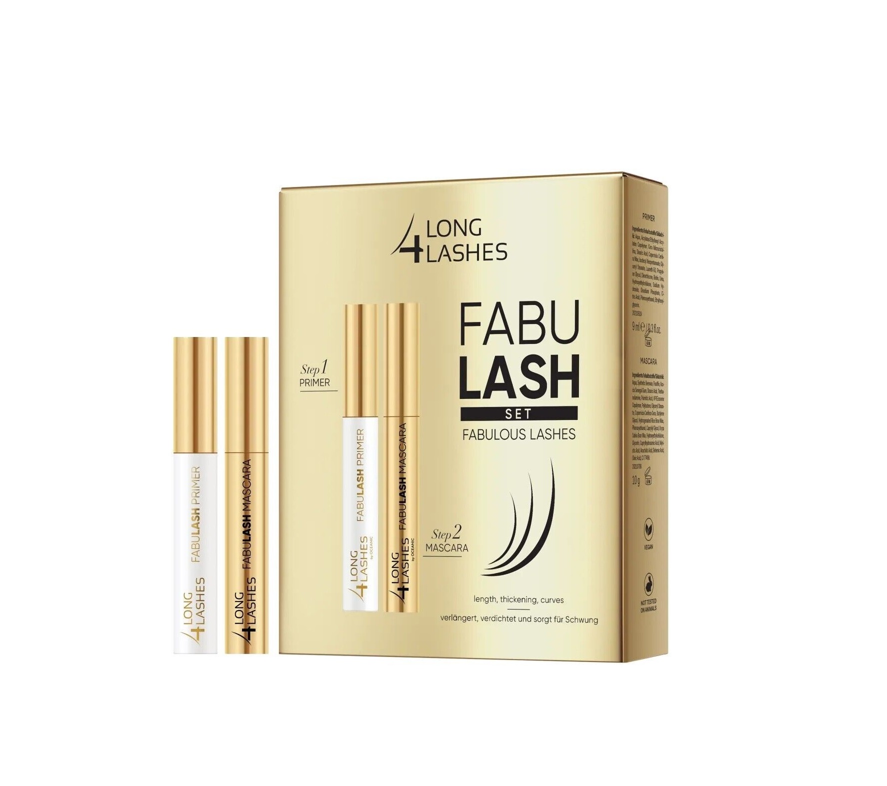 Long 4 Lashes Fabu Lash Set