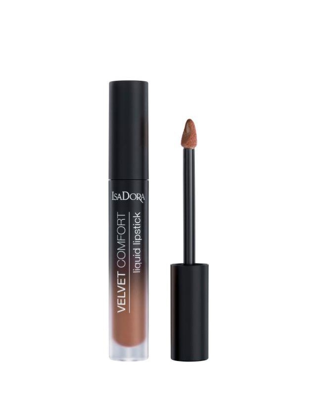 Velvet Comfort Liquid Lipstick - Cool Brown
