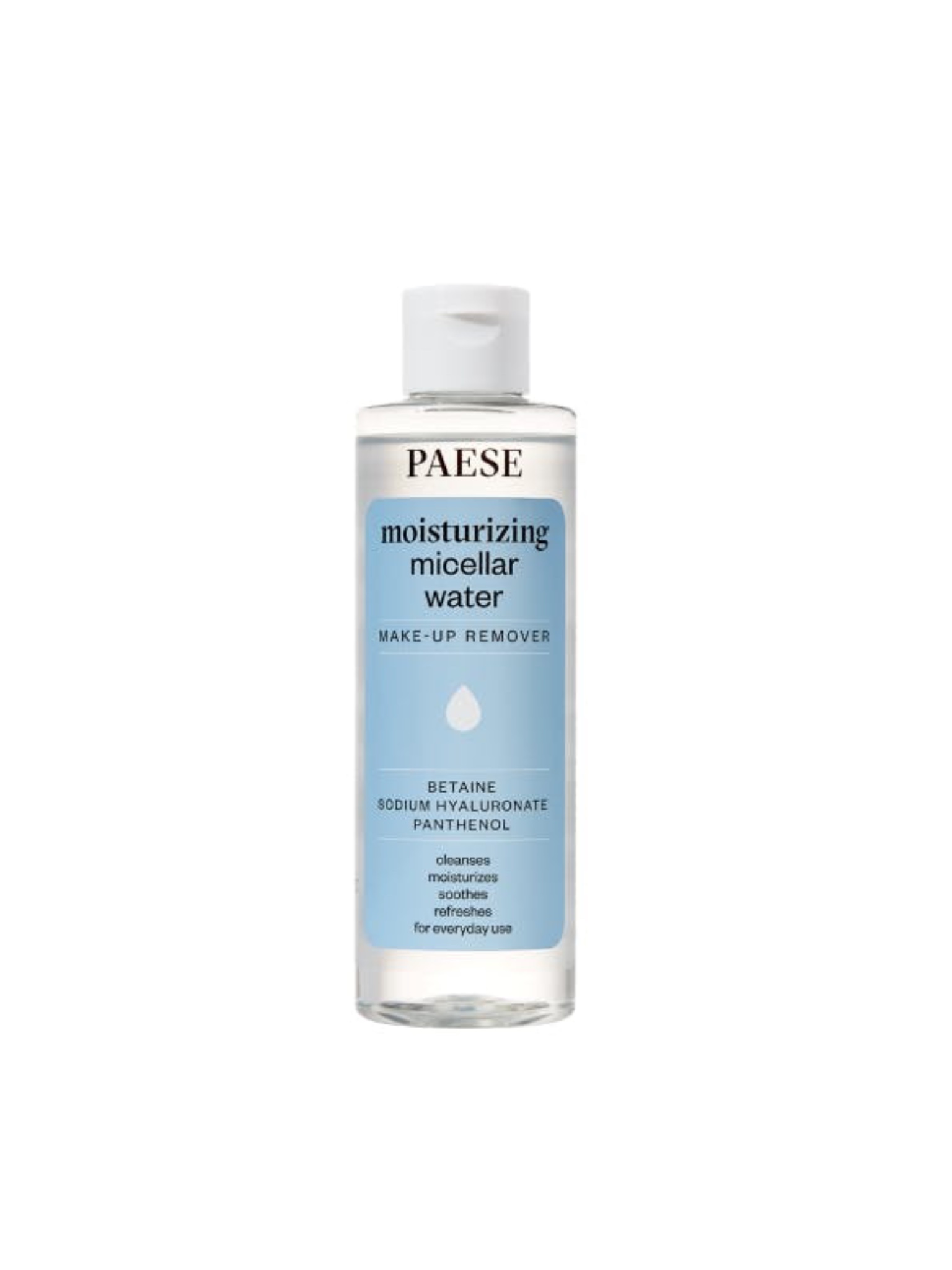 Moisturising micellar water for facial cleansing and make-up removal