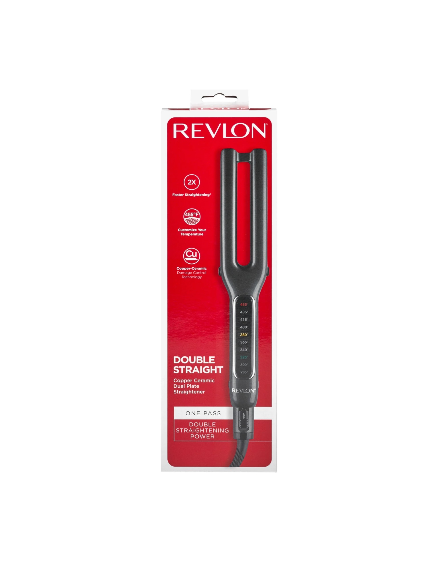 Double Straight Copper Ceramic Dual Plate Straightener