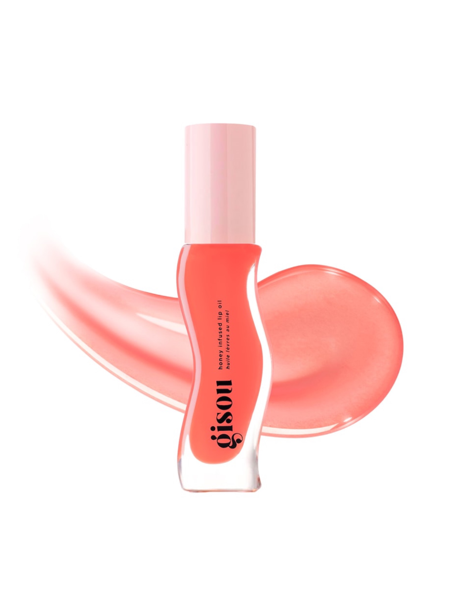 Honey infused lip oil # BEE-Llini peach